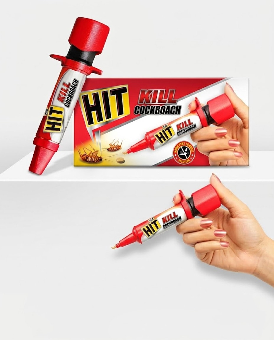 HIT Anti Roach Gel Cockroach Nest Killer Syringe (Odourless)