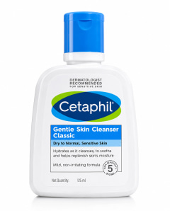 Cetaphil Gentle Skin Cleanser Classic 125ml | Face Wash for Dry to Normal Sensitive Skin