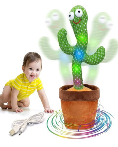 Talking & Dancing Cactus Plush Toy — Toys & Games — Rajdevi Collection