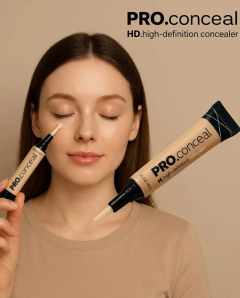 PRO.conceal HD High-Definition Liquid Concealer - Full Coverage Matte Finish — Cosmetics & Beauty — Rajdevi Collection