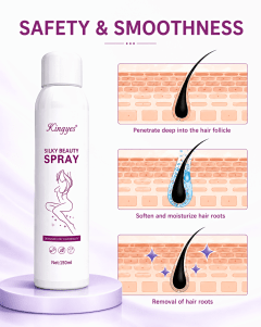 Kingyes Hair Remover Spray Foam 150ml – Painless Hair Removal for Men & Women — Rajdevi Collection