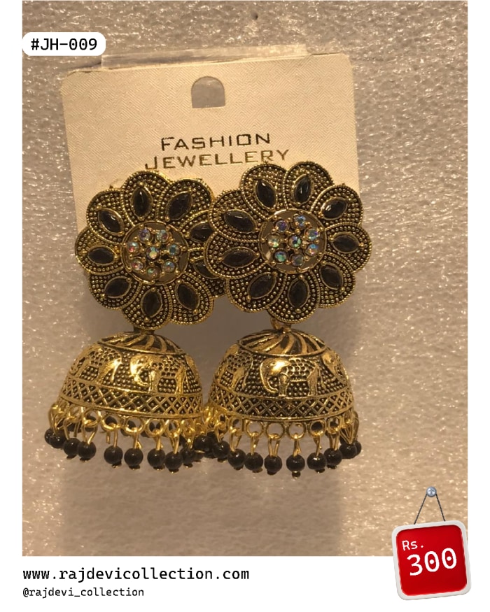 Premium Traditional Crescent Chandbali Earrings with Pearl Accent