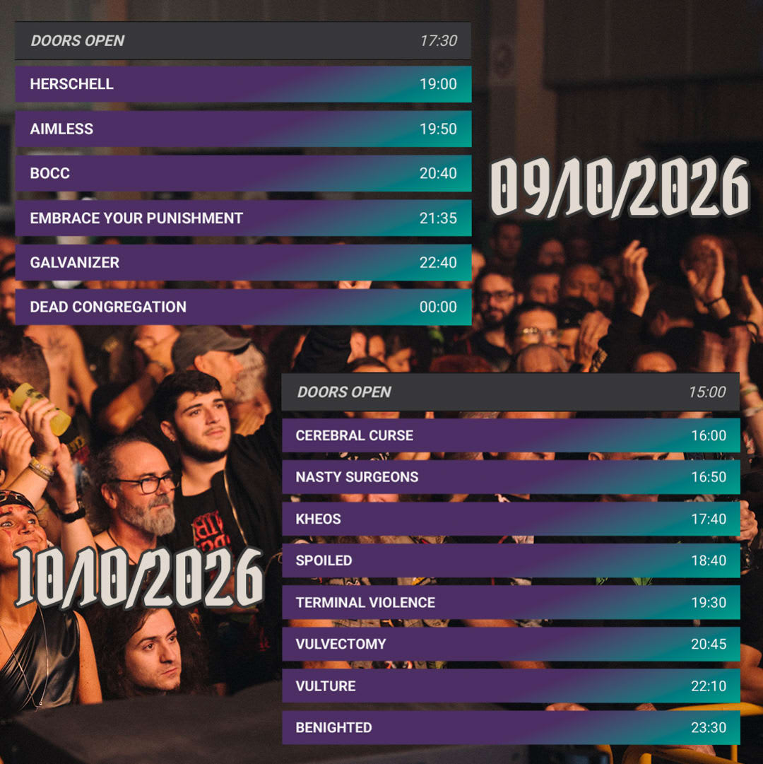 CastellHell 2026 stage times are now available!