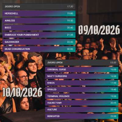 ¡Horarios del CastellHell 2026 ya disponibles!