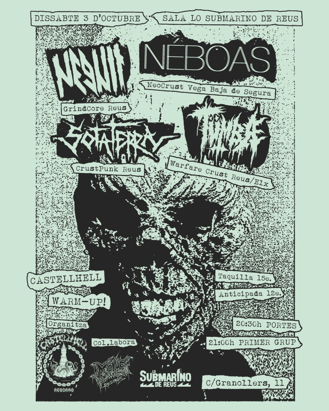 CastellHell Warm-Up 2026: una nit de metal extrem a Reus