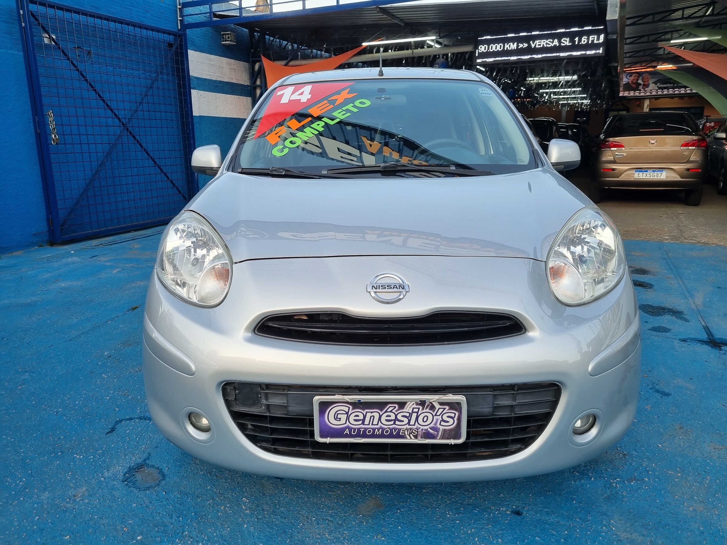 NISSAN - MARCH SV 1.6 FLEX 2014 COMPLETO