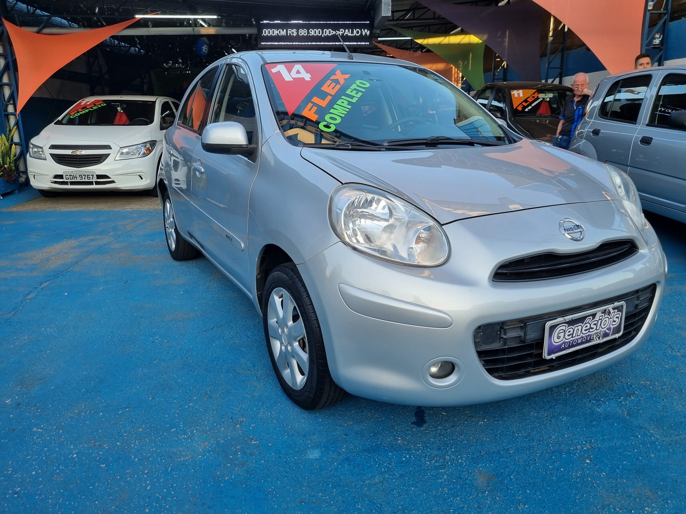 NISSAN - MARCH SV 1.6 FLEX 2014 COMPLETO