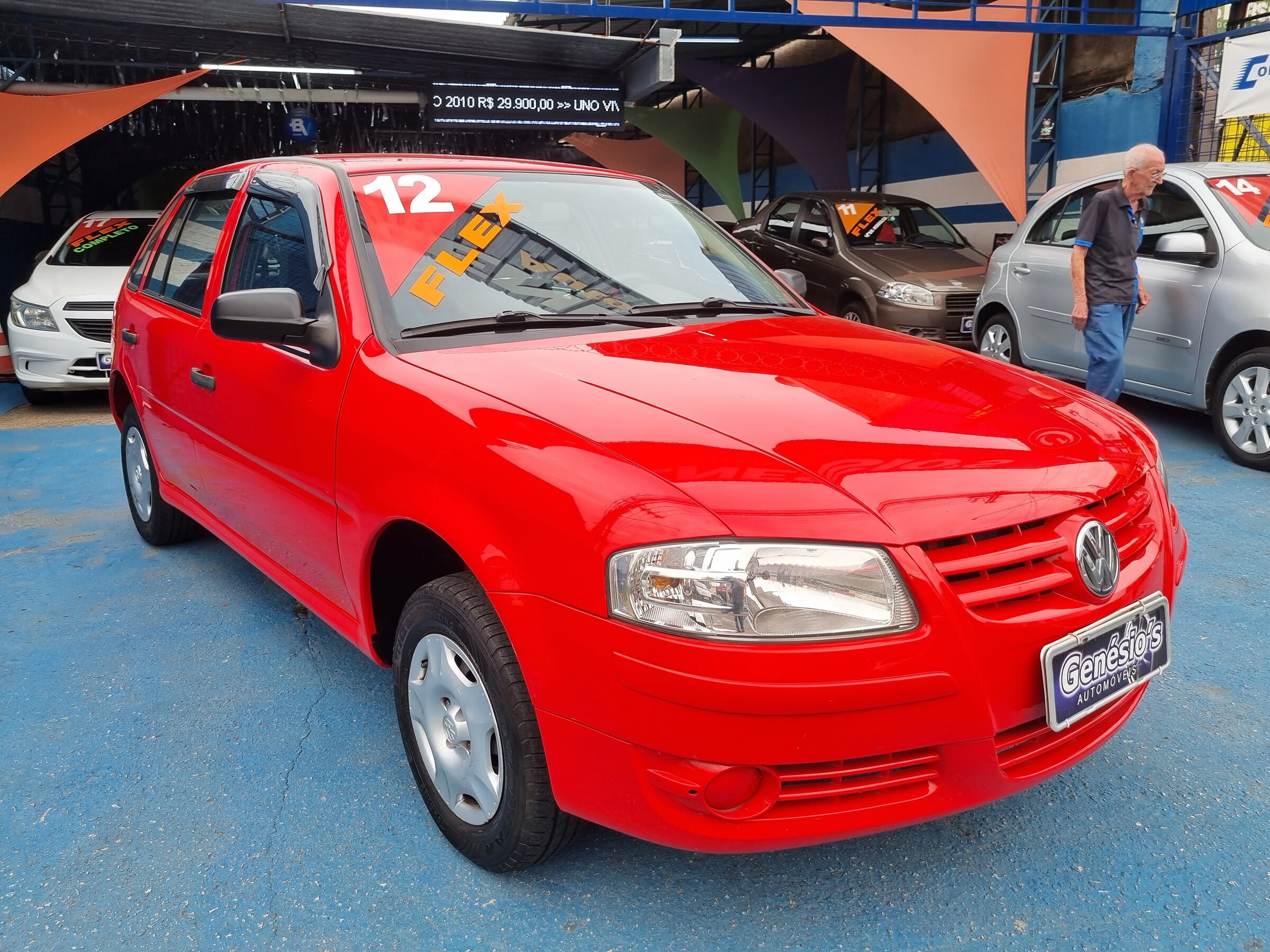 VW - GOL G4 1.0 FLEX 2012 UNICO-DONO
