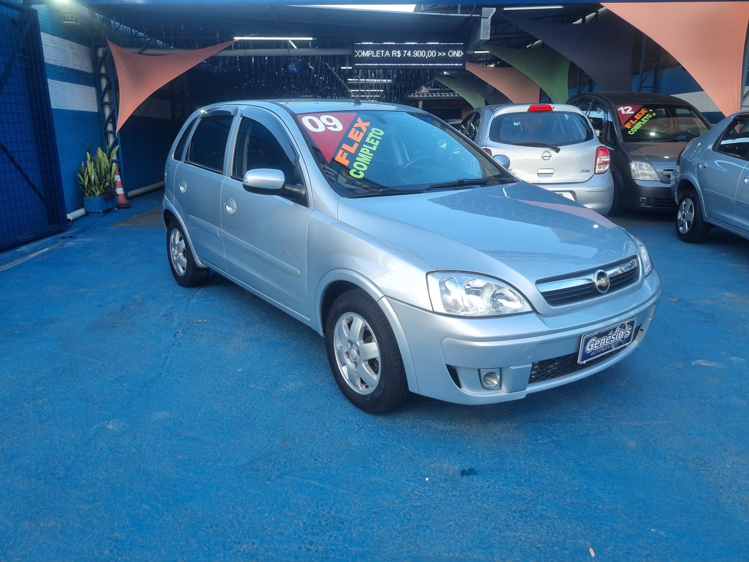 CORSA HATCH MAXX 1.0 2009 COMPLETO PRATA