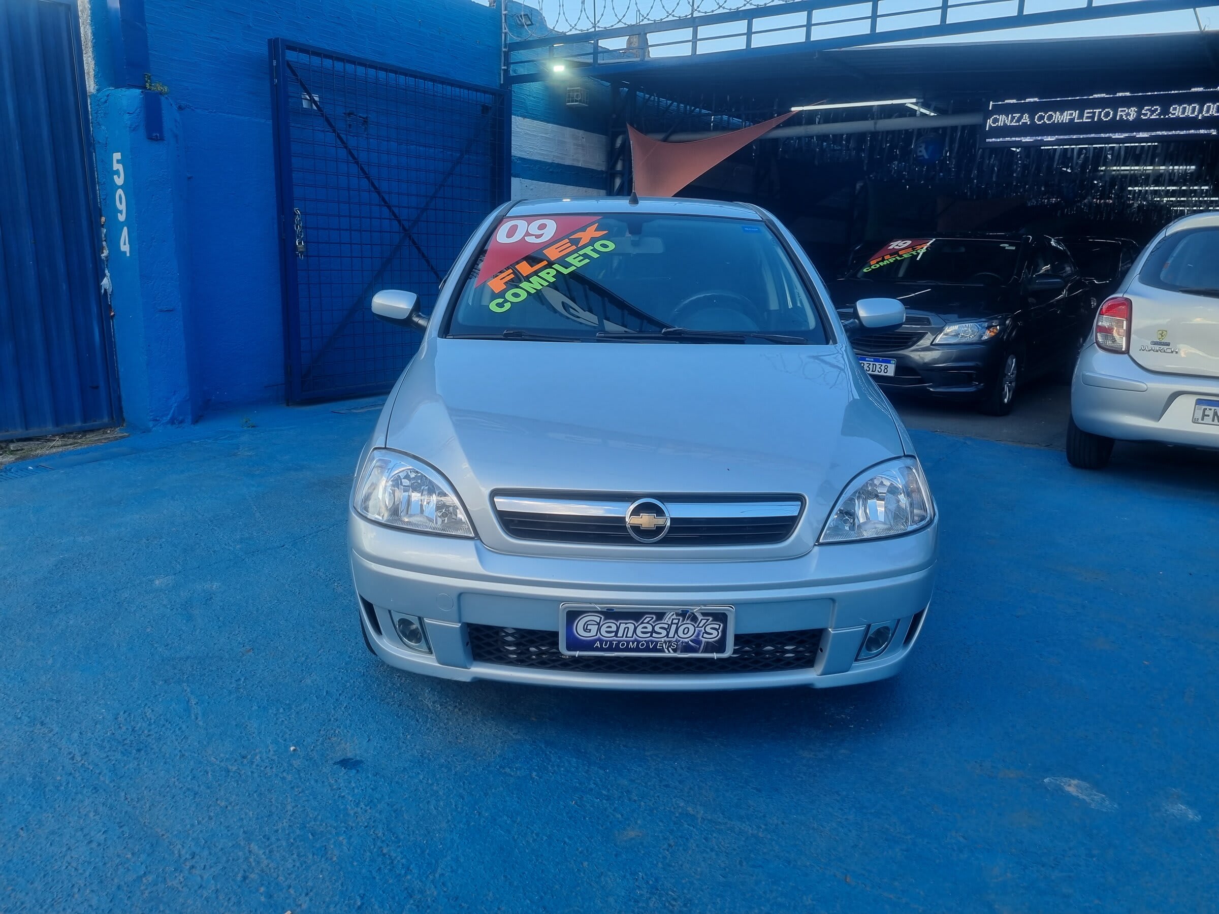 CORSA HATCH MAXX 1.0 2009 COMPLETO PRATA