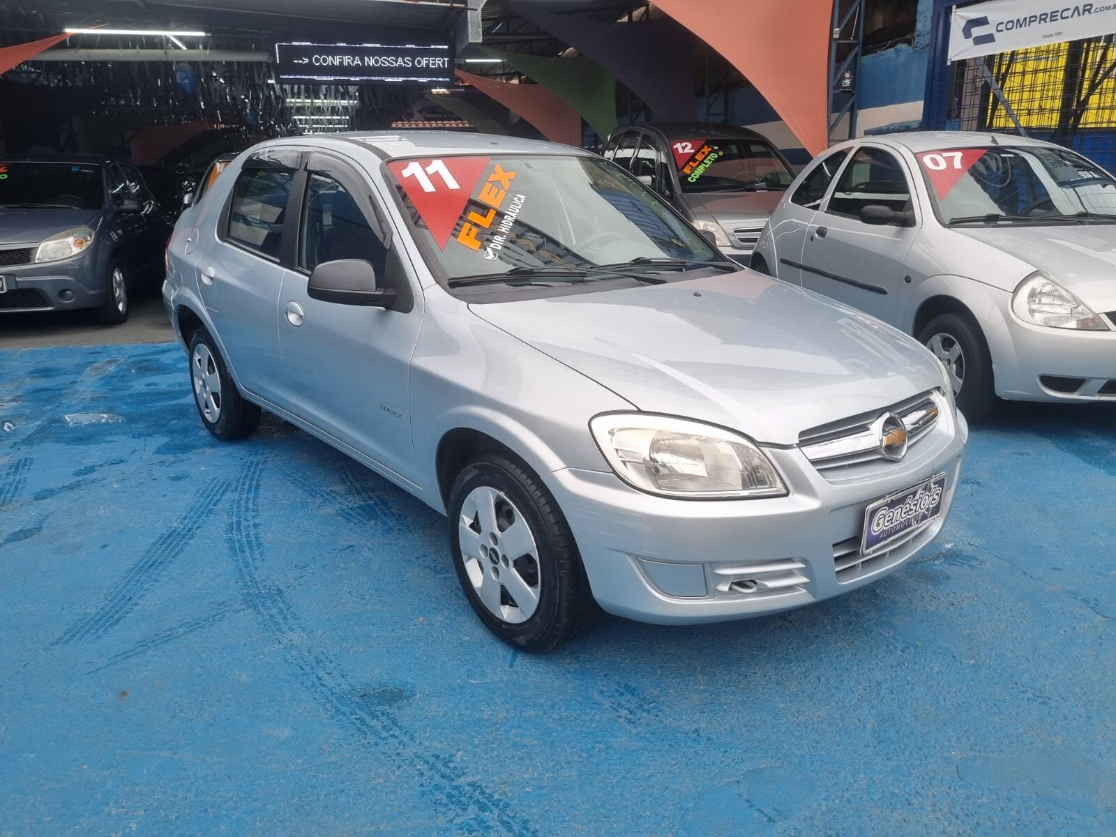 PRISMA MAXX 1.4 2011 PRATA C/ DIREÇÃO HID