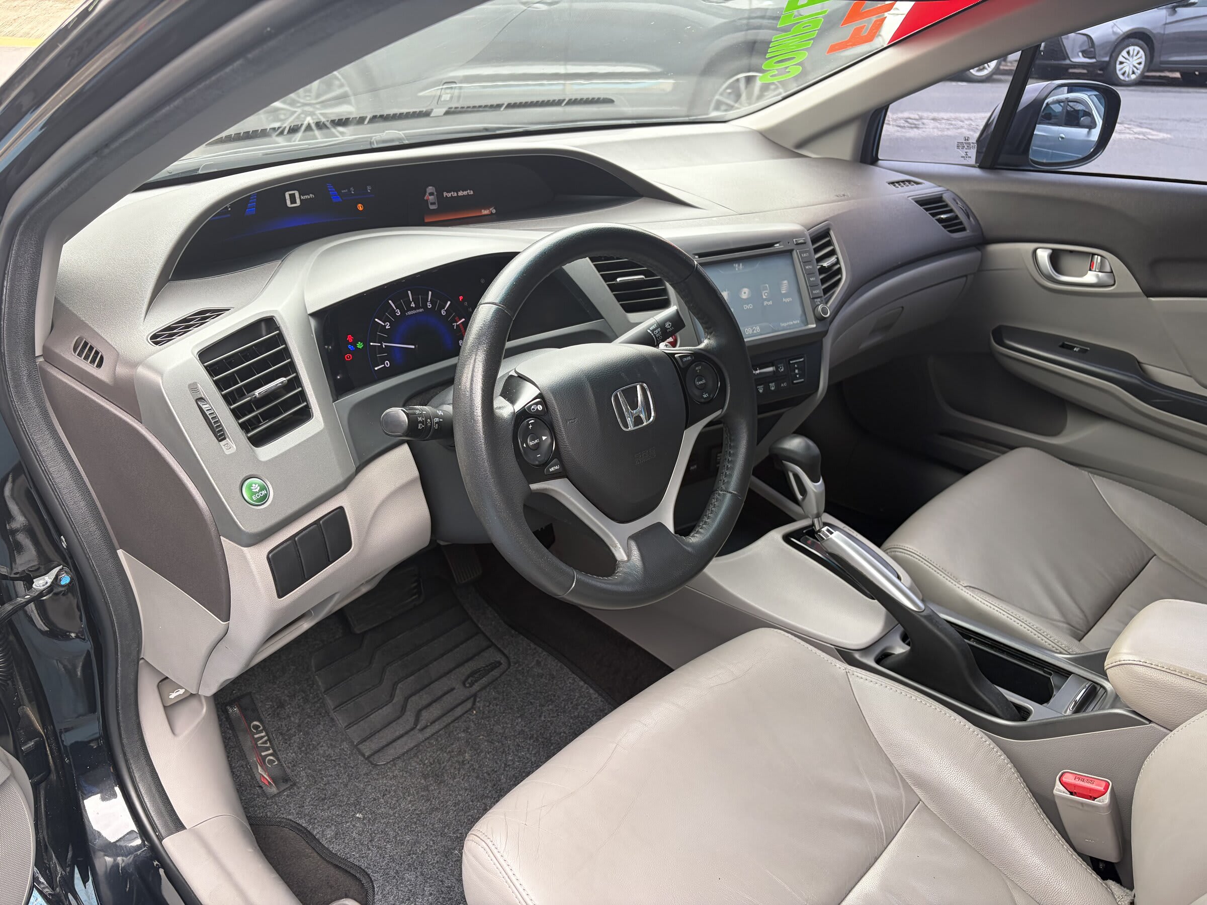 CIVIC LXL 2013 AUTOMÁTICO PRETO