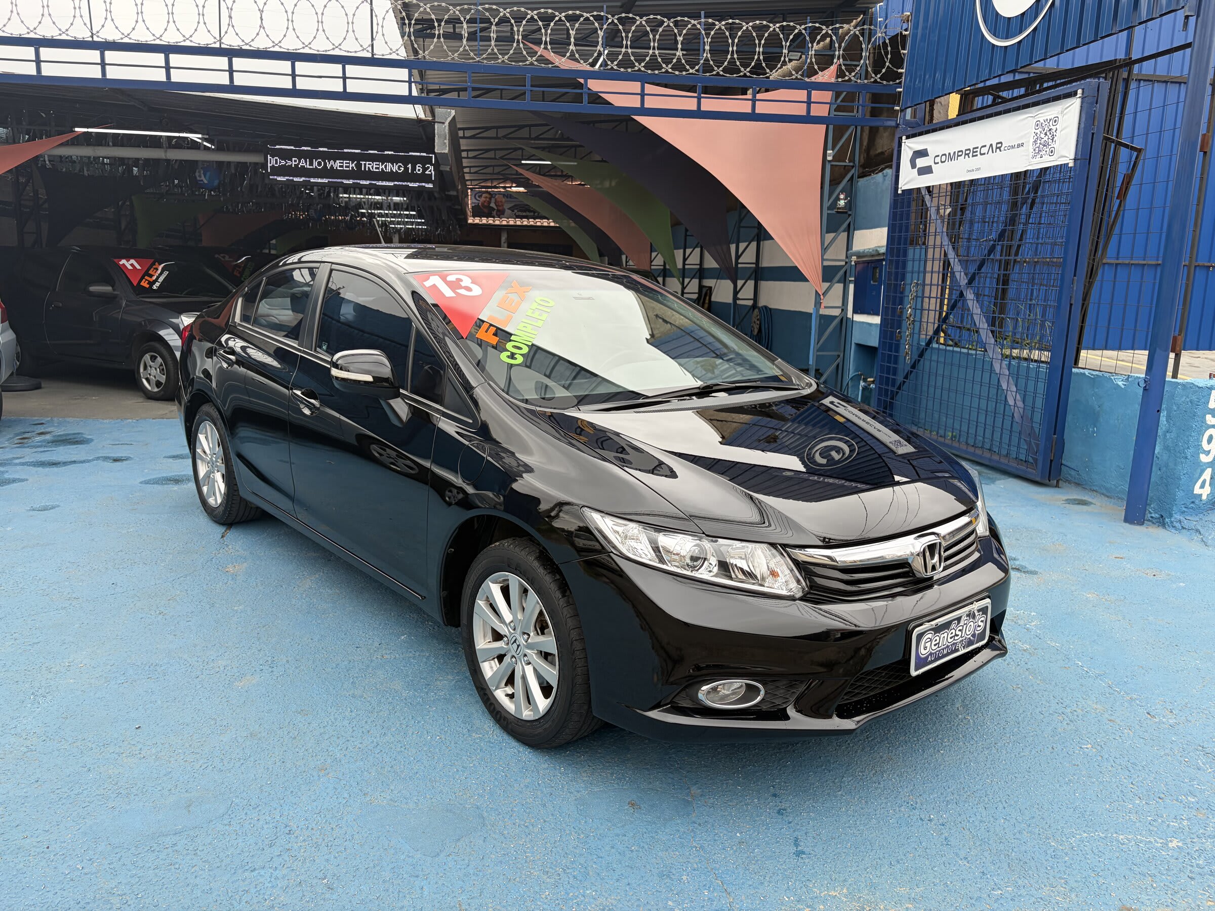 CIVIC LXL 2013 AUTOMÁTICO PRETO