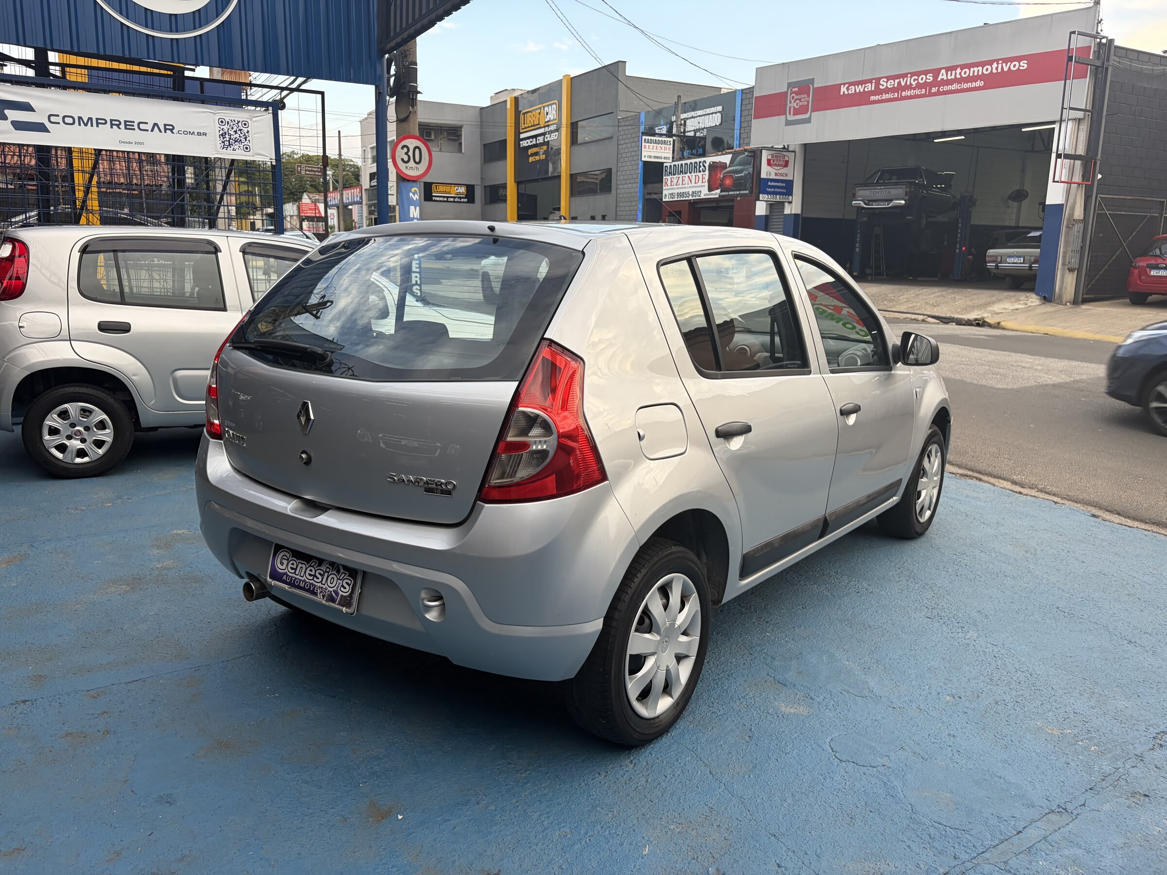 SANDERO EXPRESSION 1.6 2010 PRATA COMPLETO