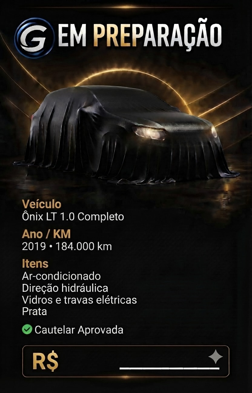 GM / ÔNIX LT 1.0 2019 COMPLETO