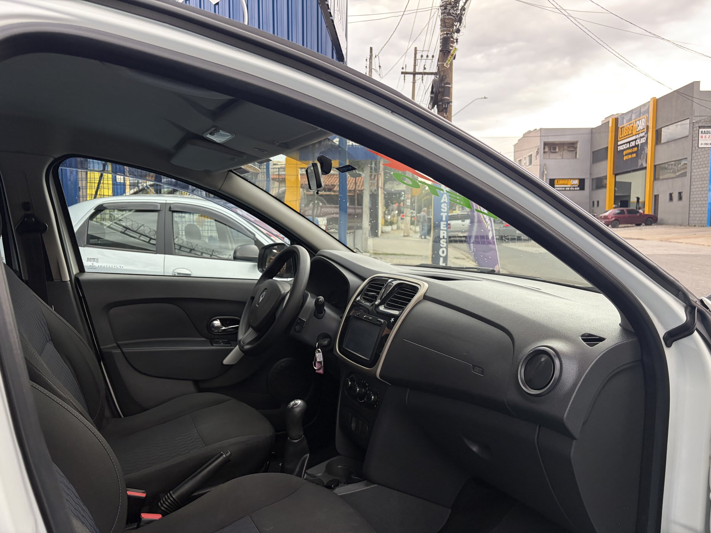 SANDERO EXPRESSION 1.6 2015 BRANCO COMPLETO