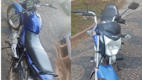 PM Apreende Motocicleta com chassi suprimido em Casa Branca