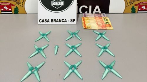 DISE prende homem em flagrante por tráfico de drogas em Santa Cruz das Palmeiras