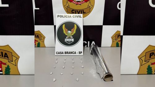 DISE EM AÇÃO: Homem de 46 anos é preso pela terceira vez em menos de um ano por tráfico de drogas em Casa Branca