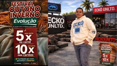 Evolução Casa Branca apresenta peças modernas para o inverno com parcelamento facilitado