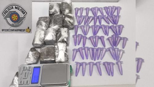 Tentou fugir, mas se deu mal: Polícia Militar prende homem por tráfico de drogas em Tambaú