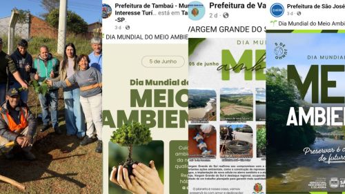 Semana do Meio Ambiente é lembrada em cidades da região; Casa Branca não registra ações nas redes oficiais