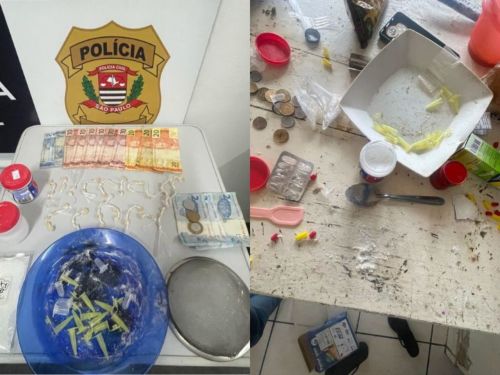 Polícia Civil apreende drogas prontas para venda e material de possível adulteração em Tambaú