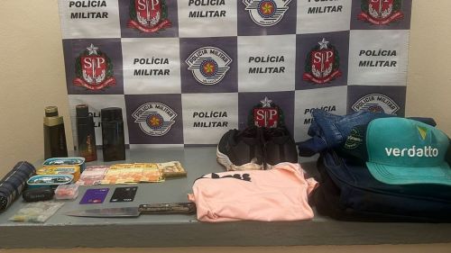 Homem é preso por furto a residência após abordagem da Polícia Militar na rodovia em Santa Cruz das Palmeiras