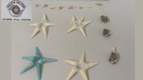 PM encontra pote com drogas após suspeito correr ao ver viatura em Tambaú