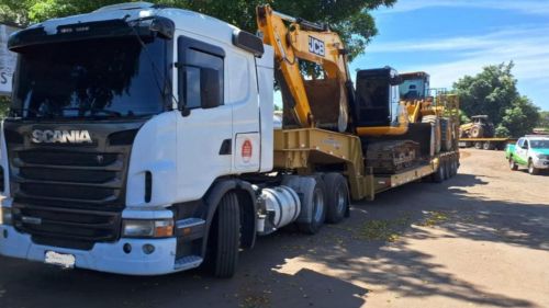 PM prende envolvidos em flagrante por receptação de máquinas agrícolas furtadas em Santa Cruz das Palmeiras