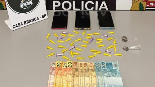 DISE EM AÇÃO: Jovem e dois adolescentes são detidos por tráfico de drogas em Tambaú