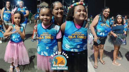 Unidos da Vila Diniz encanta público e mostra a força do Carnaval de Casa Branca