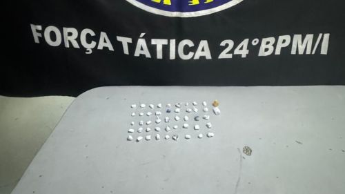 Importante ação da Força Tática resulta em prisão por Tráfico na Região