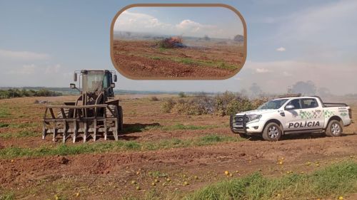 Polícia Ambiental aplica multa de R$ 31,8 mil após constatar uso irregular de fogo em área rural de Tambaú