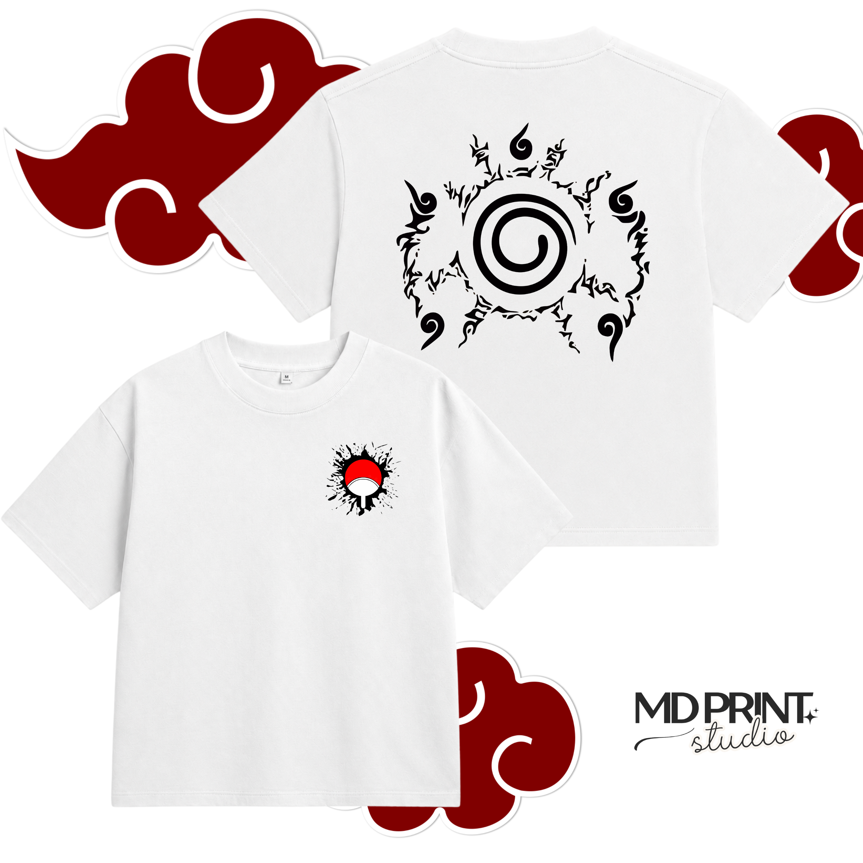 Áo Boxy Uchiha Spiral – Shinobi Legacy