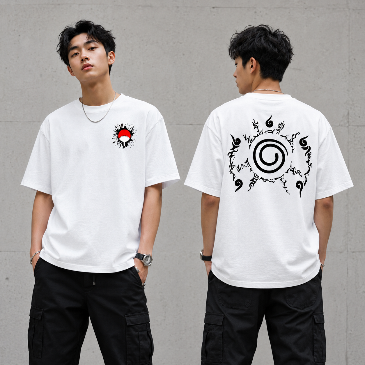 Áo Boxy Uchiha Spiral – Shinobi Legacy 4