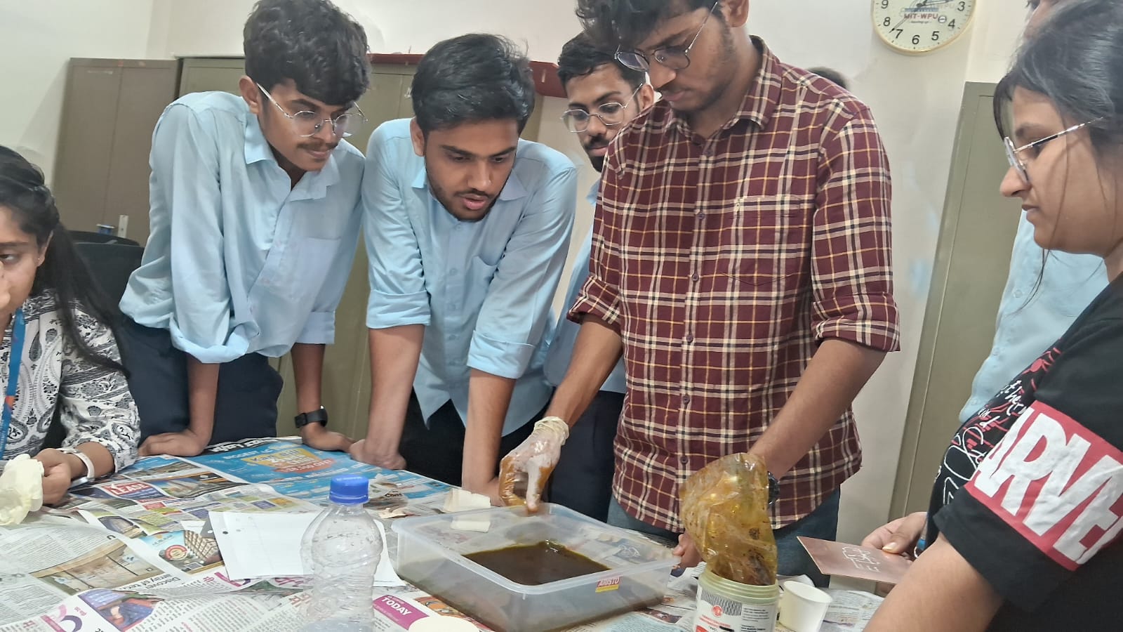 A coding workshop in progress