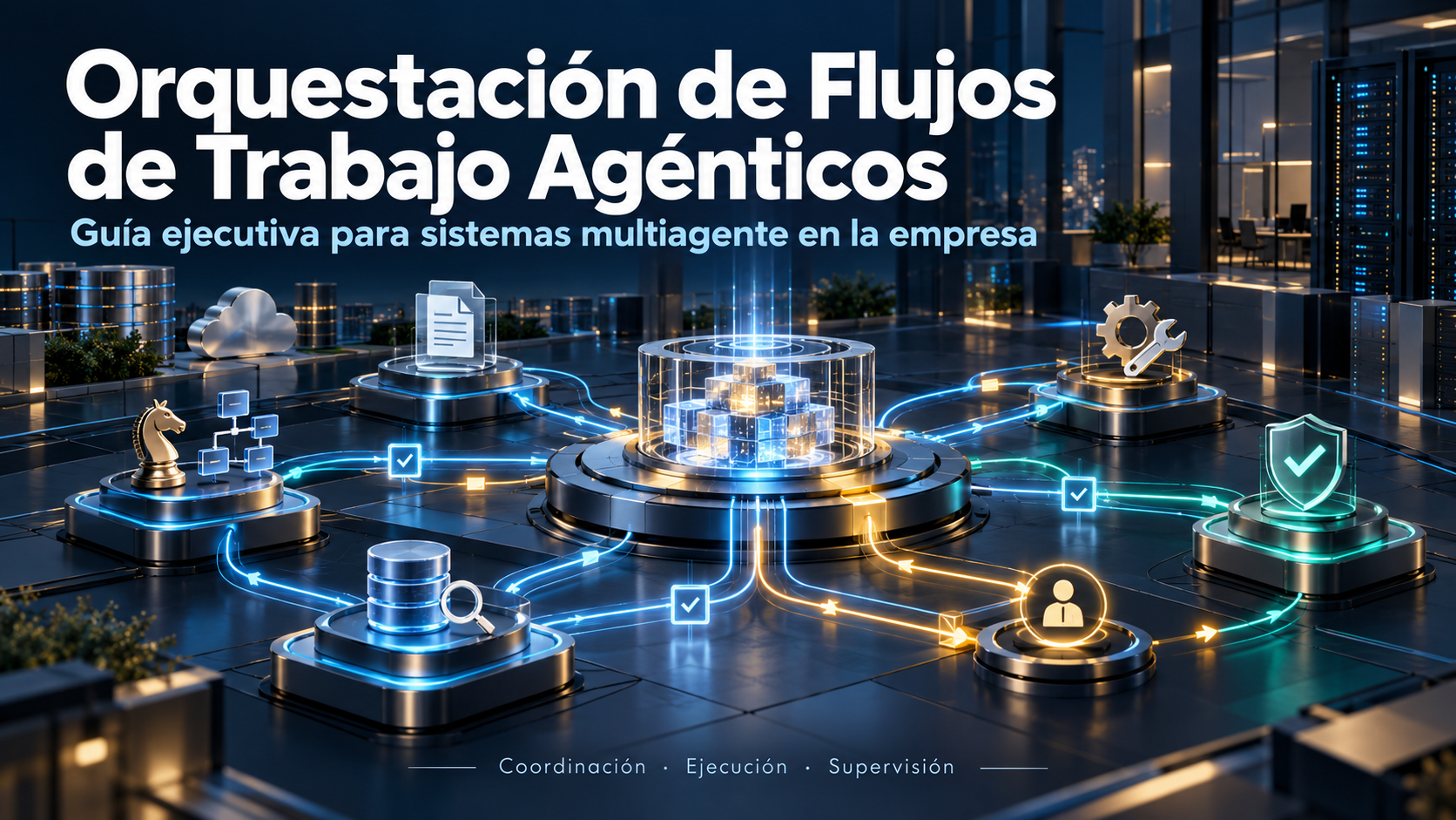 Motores de Orquestación de Flujos de Trabajo Agénticos: La Guía Ejecutiva para Sistemas Multiagente en la Empresa