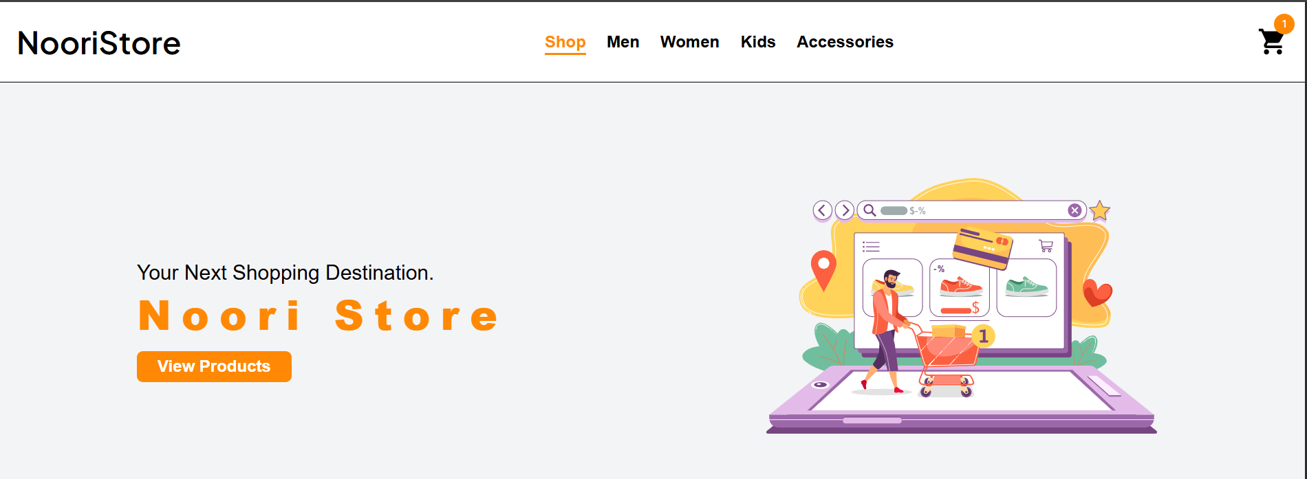 Nooristore - eCommerce Platform for Shopping.