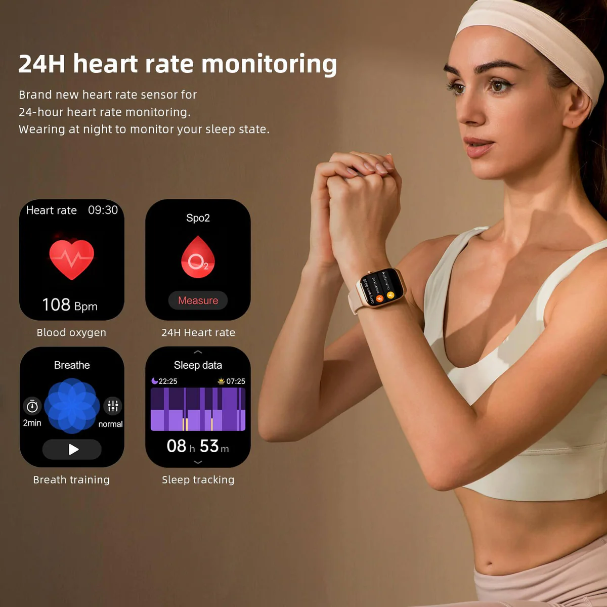 ساعة Mibro T2 الذكية - شاشة AMOLED كبيرة، مكالمات، GPS مدمج، تتبع متقدم للجبال - معصم ذكي متكامل - 4