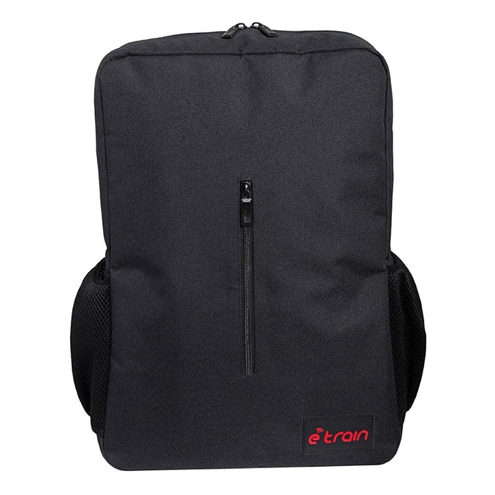 حقيبة ظهر E-Train للابتوب- تناسب حتى 15.6 بوصة - أسود