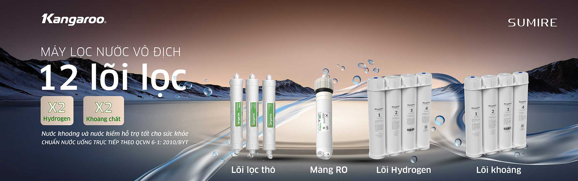 Kích Thước Gầm Bếp Tiêu Chuẩn Để Lắp Máy Lọc Nước Âm Tủ Karofi, Kangaroo