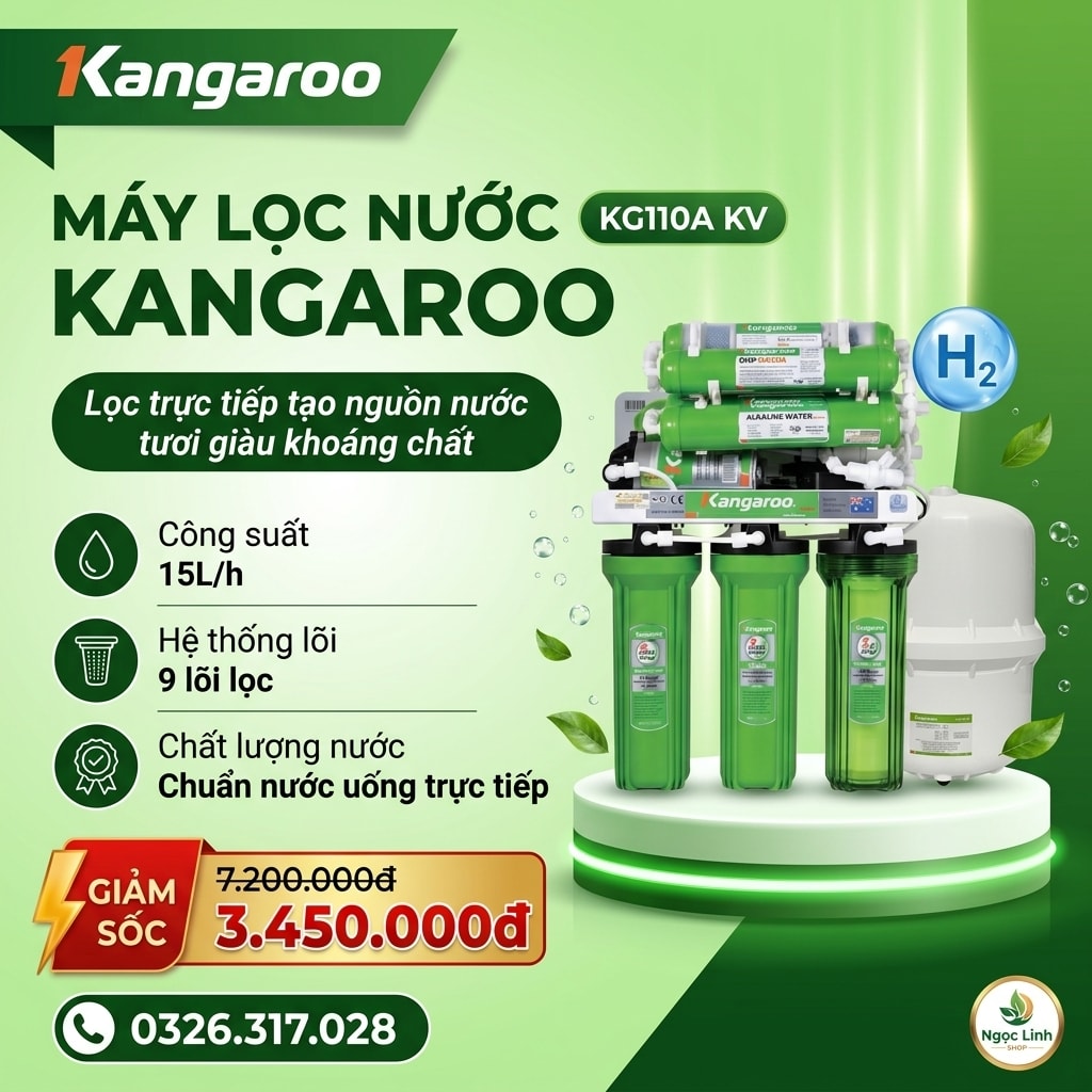 Máy Lọc Nước Kangaroo KG110