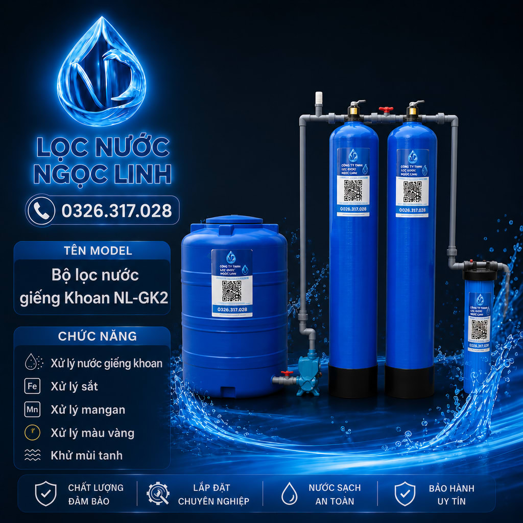 Bộ Lọc Nước Giếng Khoan NL-GK2