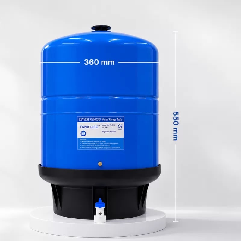 Bình áp thép Tanklife TL-11G 30L cho máy lọc nước RO