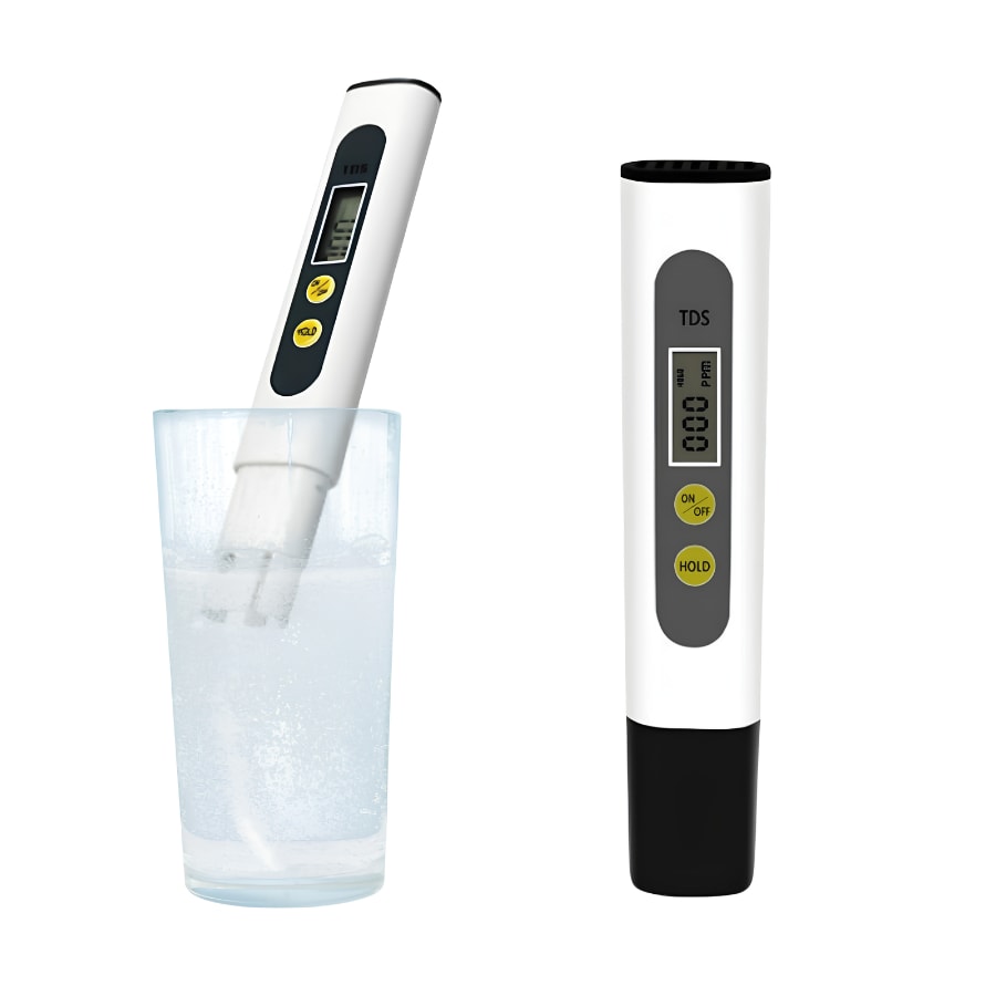 Bút đo chỉ số TDS kiểm tra nước (Màn hình LCD — Dải đo 0-9990 ppm)