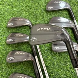 Men's APEX Black Ir0ns Set 4-9#P#A 8PC Steel Shaft