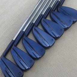 Men's Black P770 FORGED Ir0ns 4-9 #P 7-Piece Set Steel Shaft