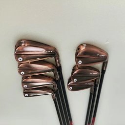 Men's P790 Irons 4th Gen 7pc Set Black Silver Copper Steel S