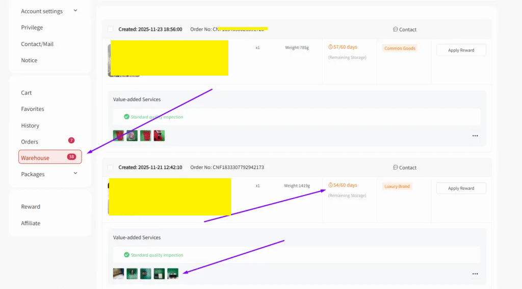 Product Selection Interface